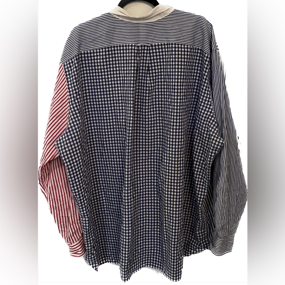 RALPH LAUREN Color Block Button Down Shirt, Size 3X - Picture 3 of 8